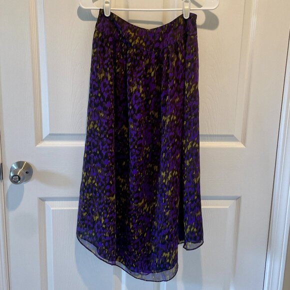 Greylin Multicolor Pattern Midi Skirt XS - Picture 3 of 6